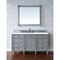 James Martin Vanities Brittany 60in Single Vanity, Urban Gray w/ 3 CM Arctic Fall Solid Surface Top 650-V60S-UGR-3AF - alternate 4